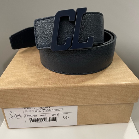 Christian Louboutin Other - 🔥 RARE FIND!! 🔥 Brand New Christian Louboutin ‘Happy Rui’ CL logo belt